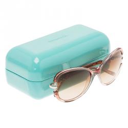 Pre Owned Tiffany & Co. Purple TF 4067 Signature Butterfly Sunglasses