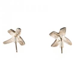 مملوكة مسبقًا أقراط تيفاني & كو. بالوماز X فضية