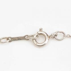 Pre Owned Tiffany & Co. Sterling Silver Elsa Peretti Cross Pendant Necklace