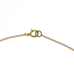 Pre Owned Tiffany & Co. Vintage Cummings Maple Leaf Diamond 18K Yellow Gold Platinum Pendant Necklace