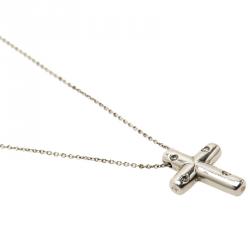 Pre Owned Tiffany & Co. Etoile Diamond Platinum Pendant Necklace