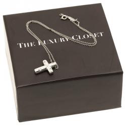 Pre Owned Tiffany & Co. Etoile Diamond Platinum Pendant Necklace