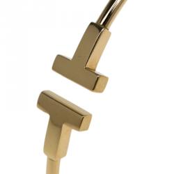 Pre Owned Tiffany & Co. T Wire Rose Gold Bracelet