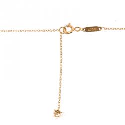 Pre Owned Tiffany & Co. T Smile Rose Gold Necklace