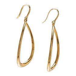 Pre Owned Tiffany & Co. Teardrop Yellow Gold Hook Earrings