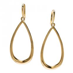Pre Owned Tiffany & Co. Teardrop Yellow Gold Hook Earrings