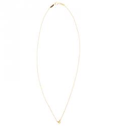 Pre Owned Tiffany & Co Elsa Perreti Diamonds by the Yard Diamond Yellow Gold Necklace