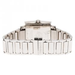 Pre Owned Tissot Silver Stainless Steel T-Trend Happy Chic Women's Wristwatch 29MM