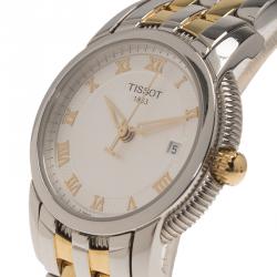 Pre Owned Tissot White Stainless Steel Ballade III Women's Wristwatch 28MM