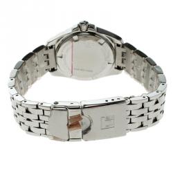 Pre Owned Tissot Silver Stainless Steel PRC 100 Women's Wristwatch 28MM