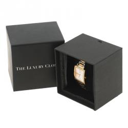 Pre Owned Tissot Silver Stainless Steel & Rose Gold Finish T-Trend Happy Chic Women's Wristwatch 29MM
