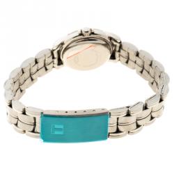 Pre Owned Tissot White Stainless Steel Seastar A630/70K Women's Wristwatch 24MM