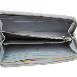 Pre Owned Tod's Grey Zip Around Wallet
