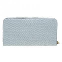 Pre Owned Tod's Grey Zip Around Wallet