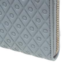 Pre Owned Tod's Grey Zip Around Wallet