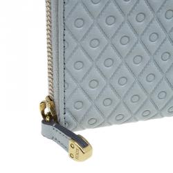 Pre Owned Tod's Grey Zip Around Wallet