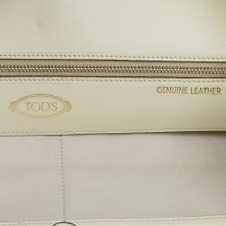 Tod's Gold/Yellow Python and Leather Horse Block Grand Shopping  Tote