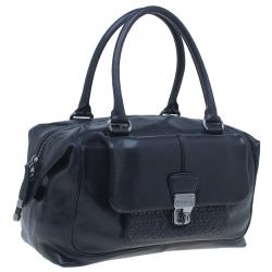 مملوكة مسبقًا Tod's Black Leather Signature Bauletto Bag