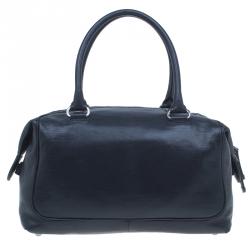 مملوكة مسبقًا Tod's Black Leather Signature Bauletto Bag