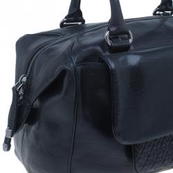 مملوكة مسبقًا Tod's Black Leather Signature Bauletto Bag