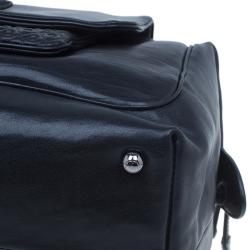 مملوكة مسبقًا Tod's Black Leather Signature Bauletto Bag