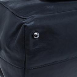 مملوكة مسبقًا Tod's Black Leather Signature Bauletto Bag