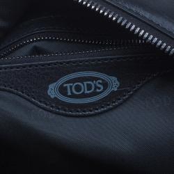 مملوكة مسبقًا Tod's Black Leather Signature Bauletto Bag