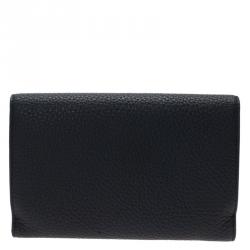 Pre Owned Tod's Black leather Brooch Wallet