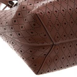 Pre Owned حقيبة تودز شوبينغ جلد بني مثقب