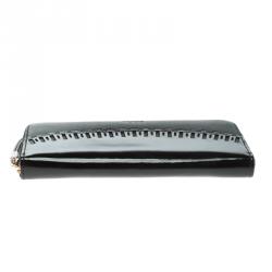 Tod's Black Leather Zip Around Wallet
