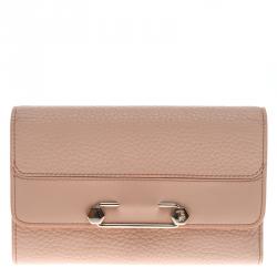 Pre Owned Tod's Pink leather Brooch Wallet