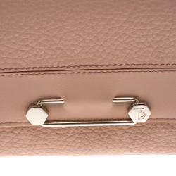 Pre Owned Tod's Pink leather Brooch Wallet