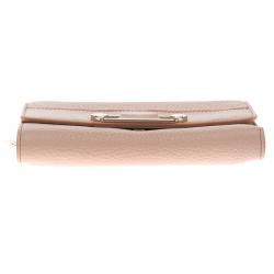 Pre Owned Tod's Pink leather Brooch Wallet