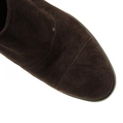 مملوكة مسبقًا Tod's Brown Suede Ankle Boots Size 40 