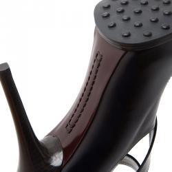 مملوكة مسبقًا Tod's Black Leather Cross Strap Pumps Size 36.5