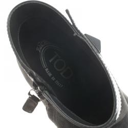 مملوكة مسبقًا Tod's Grey Suede Ankle Boots Size 40