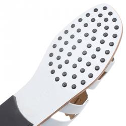 Pre Owned صندل سلايد تودز فلات لونين بإبزيم مقاس 36.5