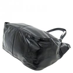 Pre Owned حقيبة يد تودز G-باغ ساكا بيكولا كانفاس مقوى سوداء