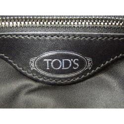 Pre Owned حقيبة يد تودز G-باغ ساكا بيكولا كانفاس مقوى سوداء