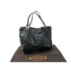 Pre Owned حقيبة يد تودز G-باغ ساكا بيكولا كانفاس مقوى سوداء