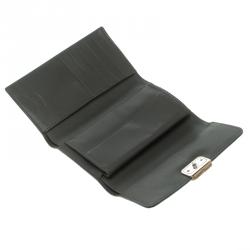 Tod's Grey Python Tri Fold Wallet