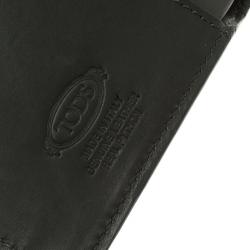 Tod's Grey Python Tri Fold Wallet