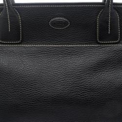 Pre Owned حقيبة يد تودز غيريلي جلد سوداء