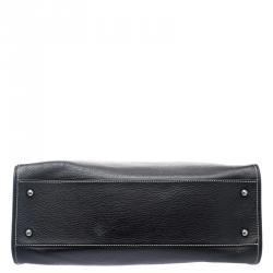 Pre Owned حقيبة يد تودز غيريلي جلد سوداء