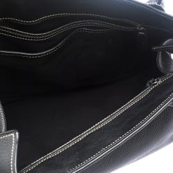 Pre Owned حقيبة يد تودز غيريلي جلد سوداء