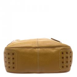 Tod's Tan Leather Miky Hobo
