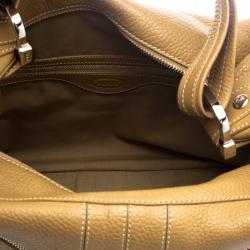 Tod's Tan Leather Miky Hobo