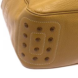 Tod's Tan Leather Miky Hobo