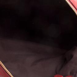 Pre Owned Tod’s Red Leather Took Tracolla Media Satchel