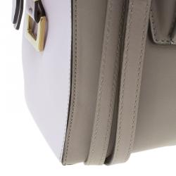 Tod's Beige/Pink Leather Small D-Cube Bowler Bag